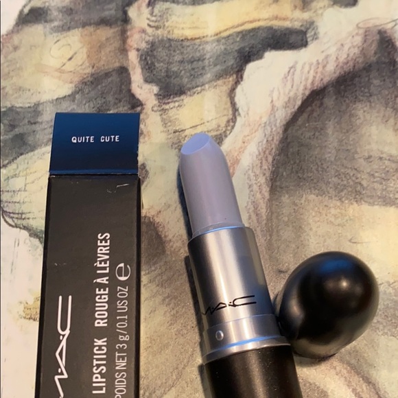 MAC COSMETICS QUITE CUTE Cremesheen BNIB LIPSTICK Lavender Purple RARE Limited - Picture 4 of 6